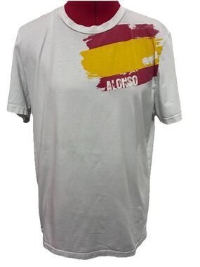 Fernando Alonso Ferrari T-shirt Size Medium